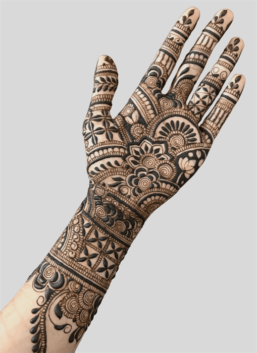 Admirable Allah Mehndi Design