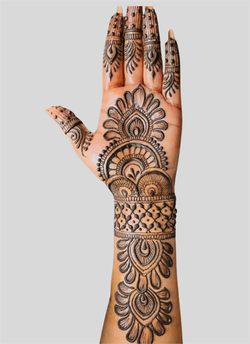 Adorable Allah Henna Design