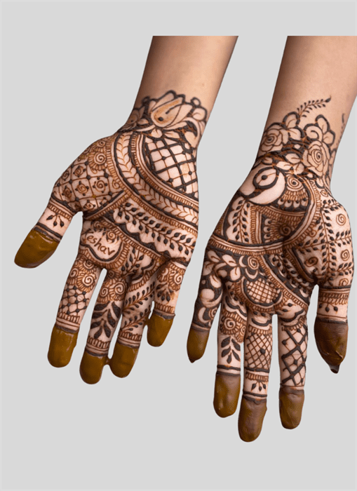 Allah Allah Henna Design