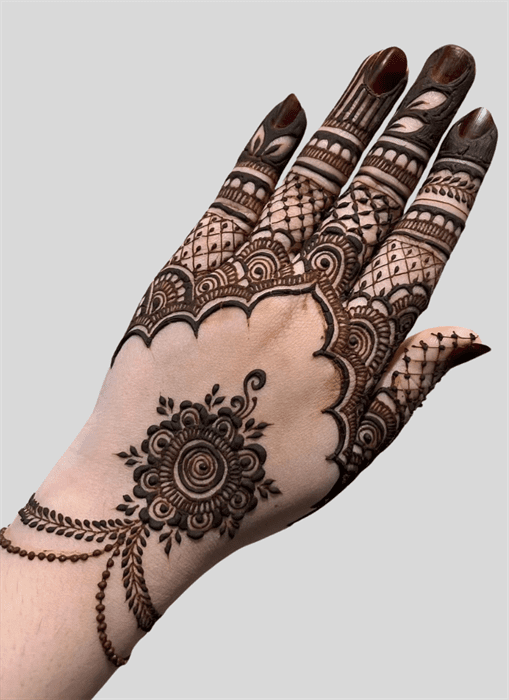 Fetching Allah Henna Design