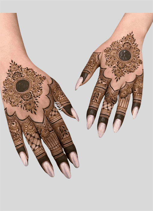 Ideal Allah Henna Design