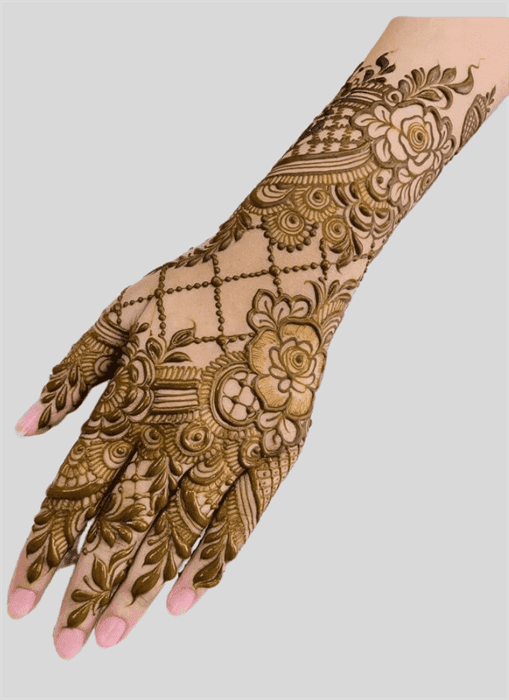 Lovely Allah Mehndi Design