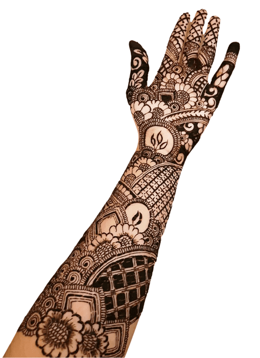 Pretty Allah Henna Design