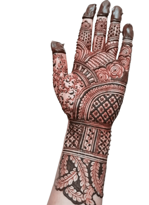 Radiant Allah Henna Design