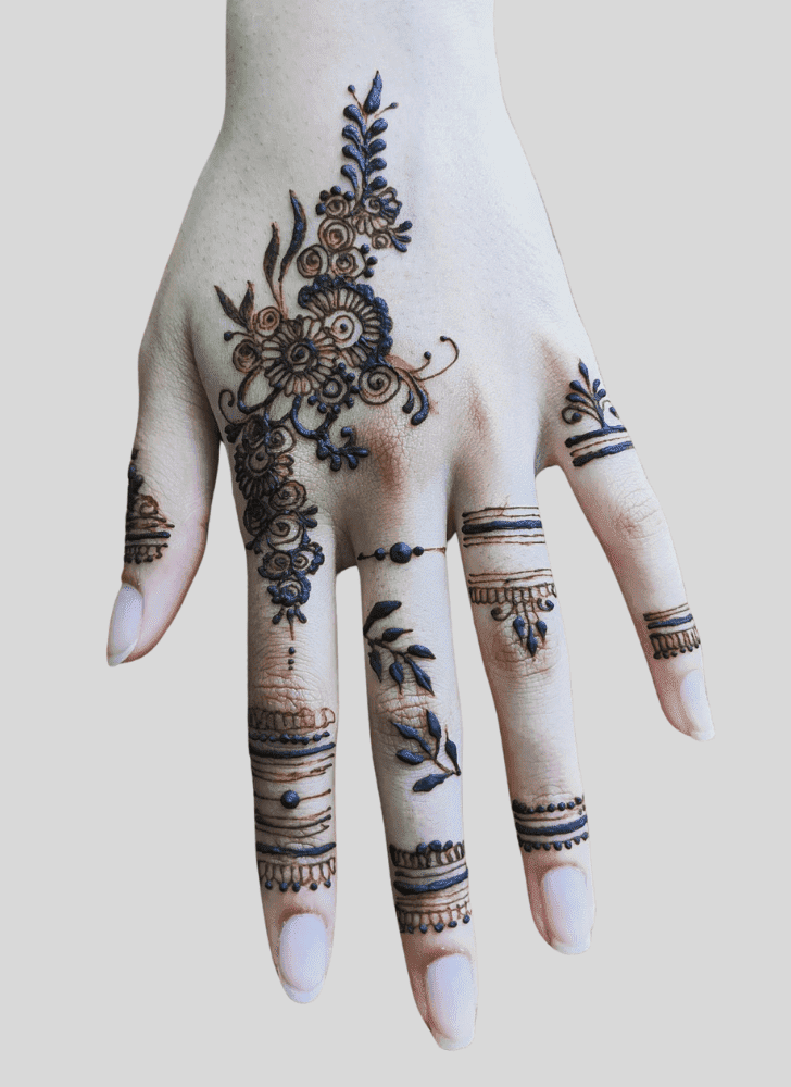 Alluring Angel Henna Design