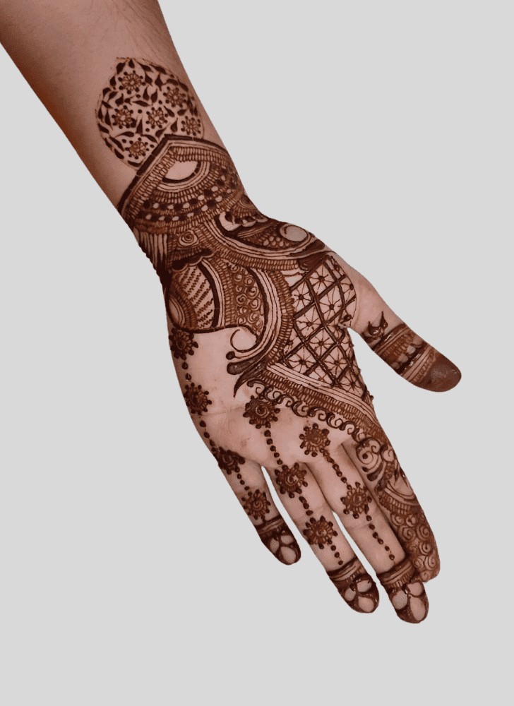 Beauteous Angel Henna Design
