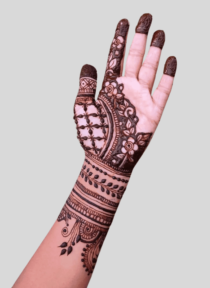 Bewitching Angel Henna Design