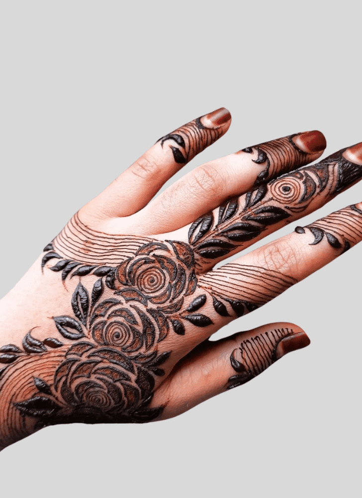 Dazzling Angel Henna Design