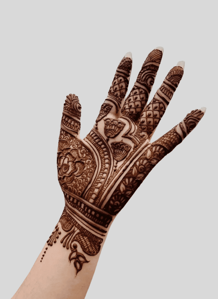 Exquisite Angel Henna Design