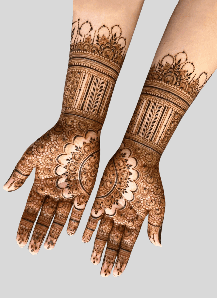 Graceful Angel Henna Design