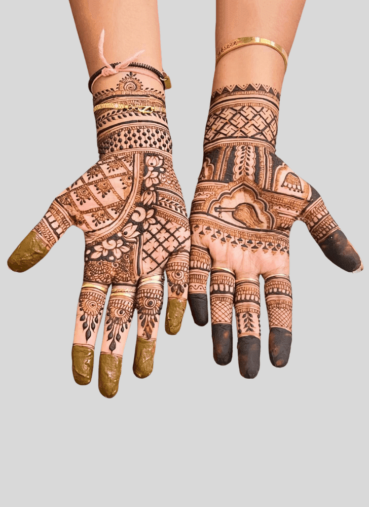 Awesome Angel Henna Design