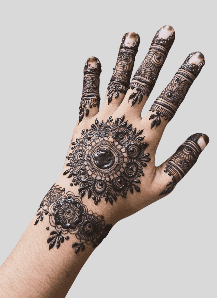 Lovely Angel Mehndi Design