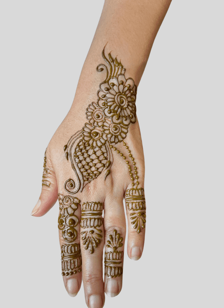 Magnetic Angel Henna Design