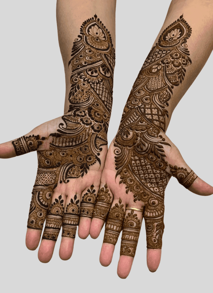 Marvelous Angel Henna Design