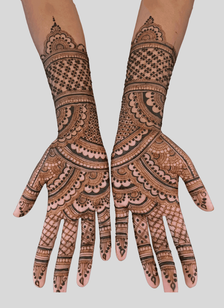 Nice Angel Henna Design