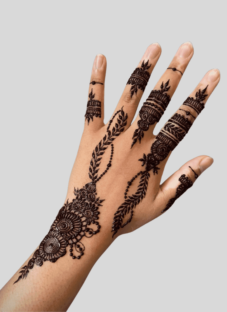 Pretty Angel Henna Design
