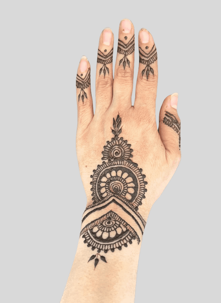 Slightly Angel Henna Design