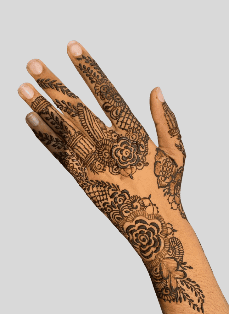 Splendid Angel Henna Design
