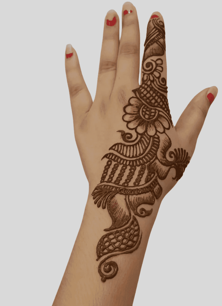 Superb Angel Henna Design