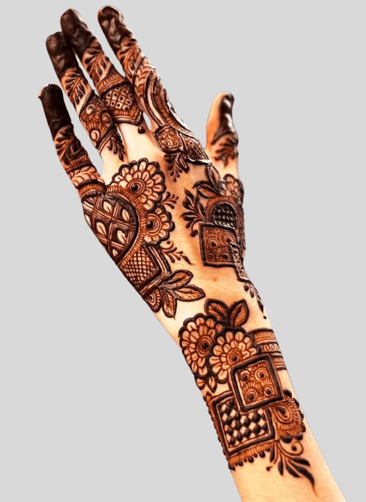 Admirable Celebration Mehndi Design