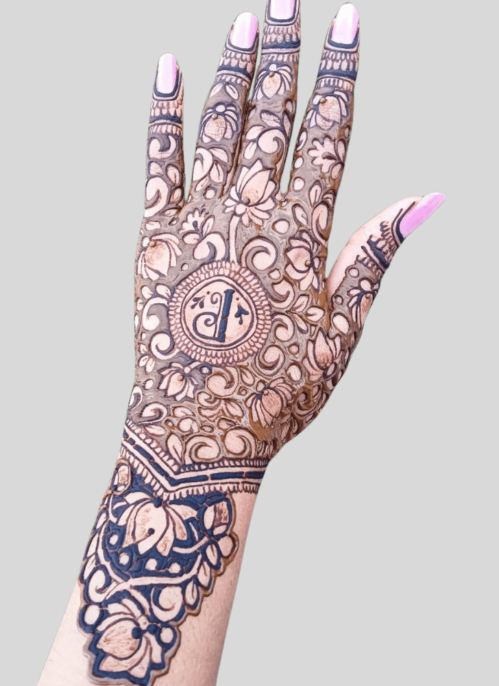 Adorable Celebration Henna Design