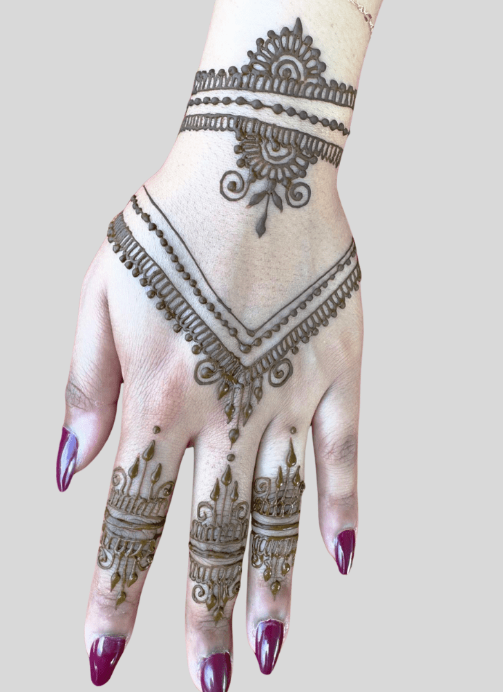 Alluring Celebration Henna Design
