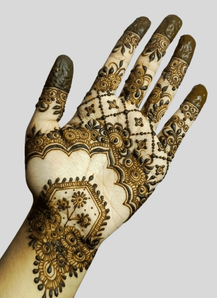 Delicate Celebration Henna Design