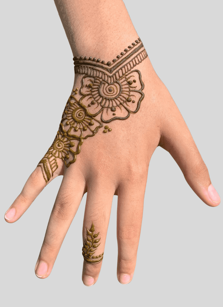 Elegant Celebration Henna Design