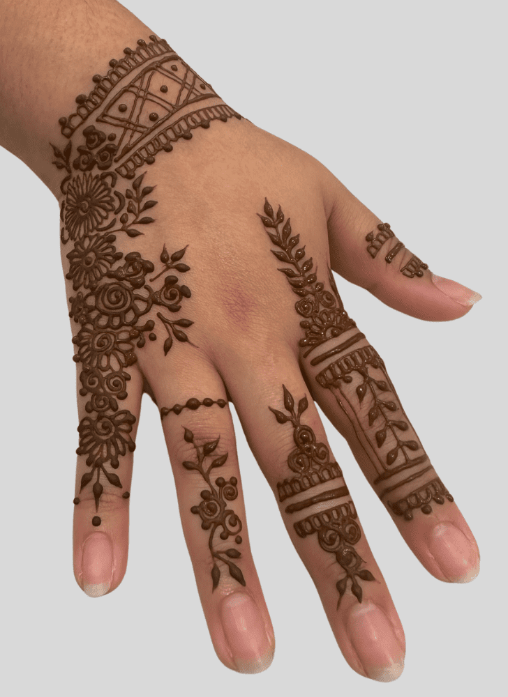 Excellent Celebration Henna Design