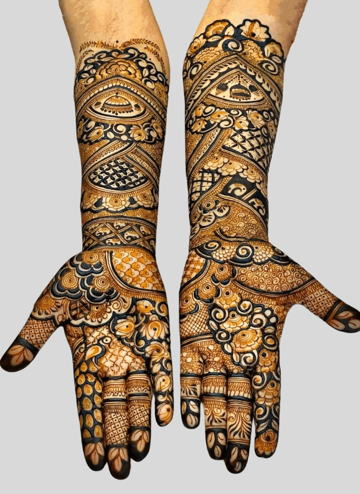 Lovely Celebration Mehndi Design
