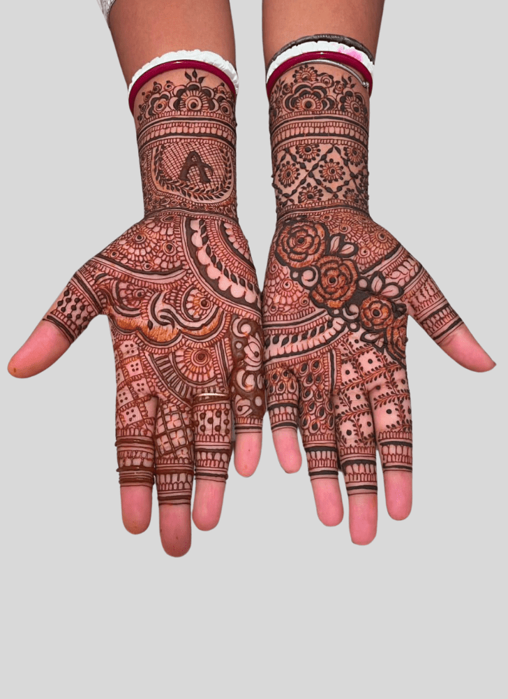 Marvelous Celebration Henna Design