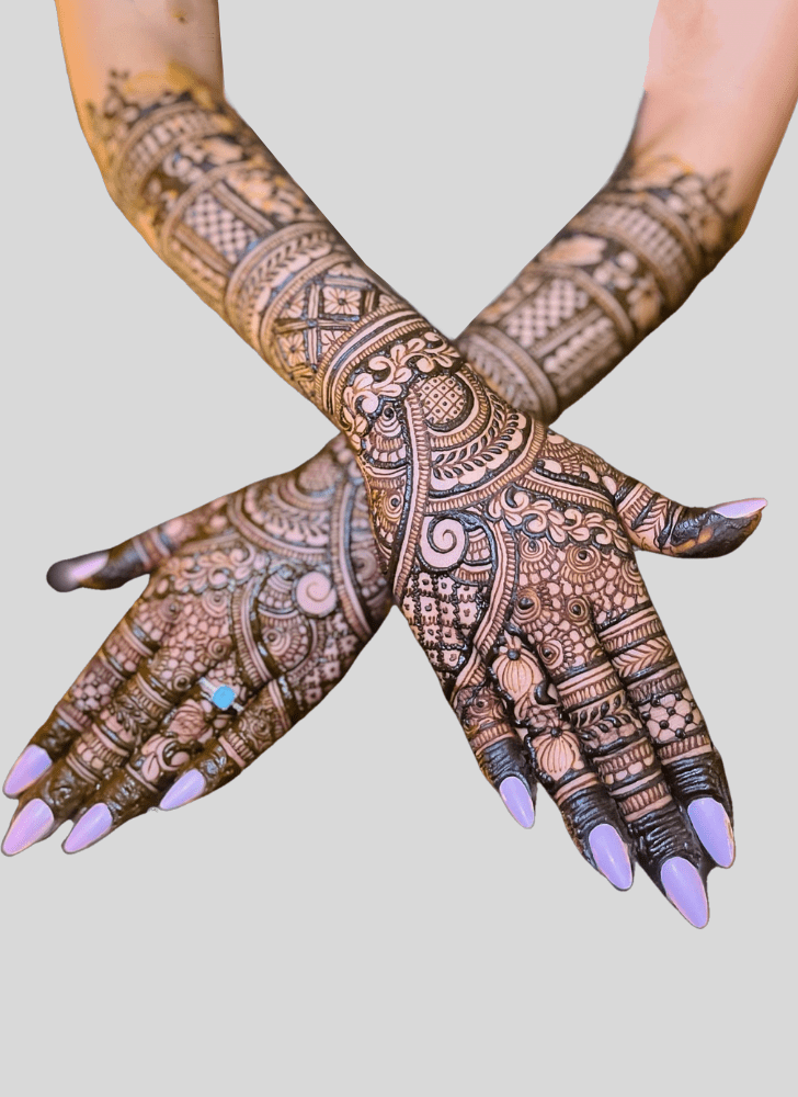 Nice Celebration Henna Design