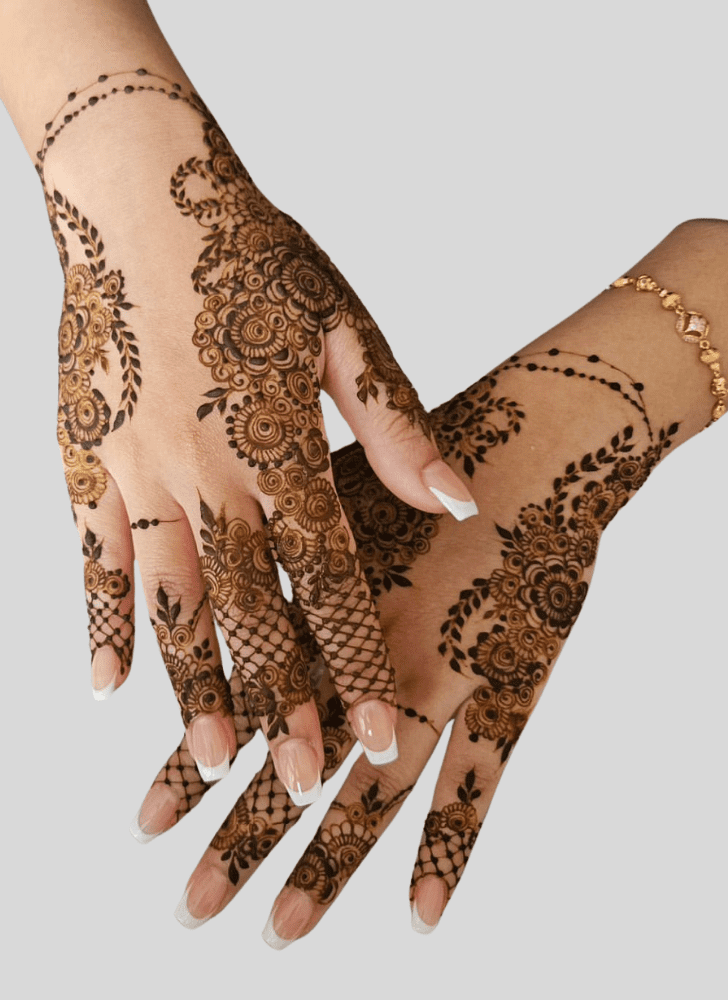 Refined Celebration Henna Design