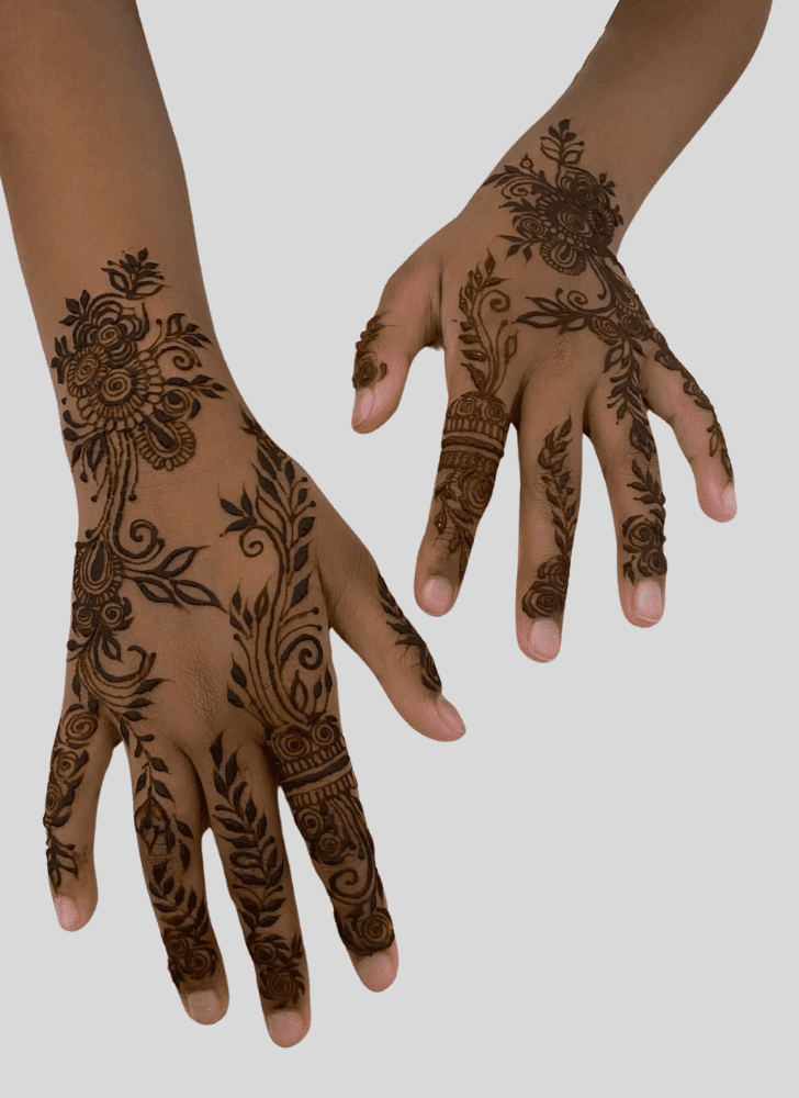 Resplendent Celebration Henna Design