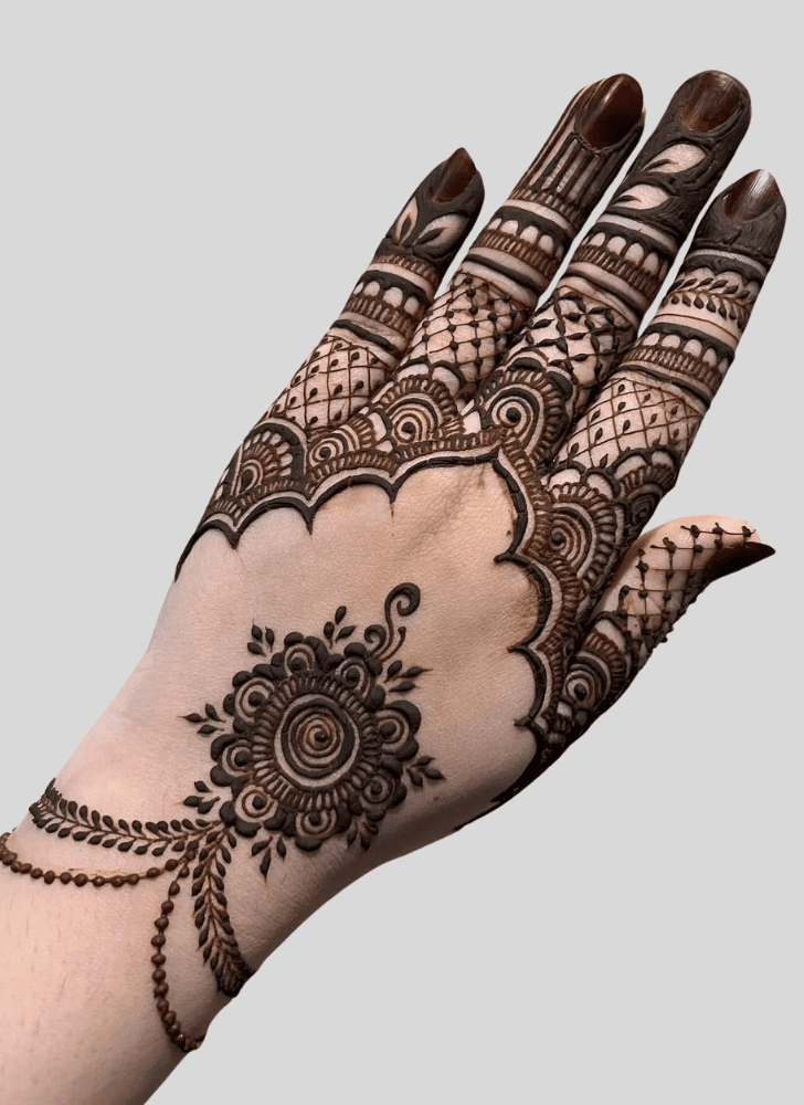 Adorable Contemporary Henna Design