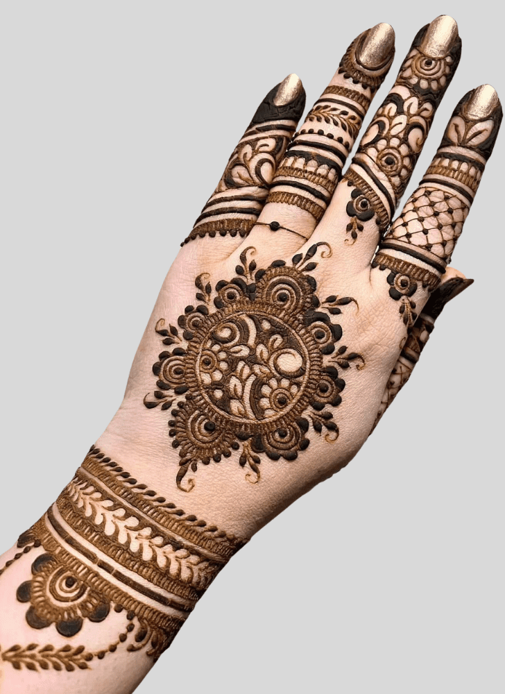 Alluring Contemporary Henna Design