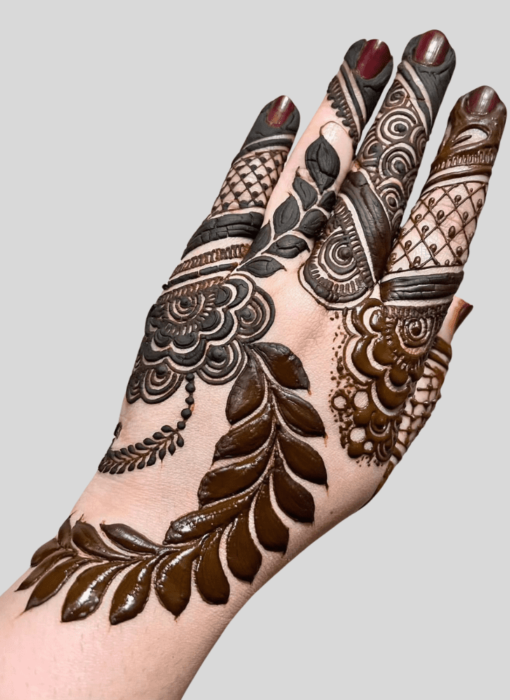 Angelic Contemporary Henna Design