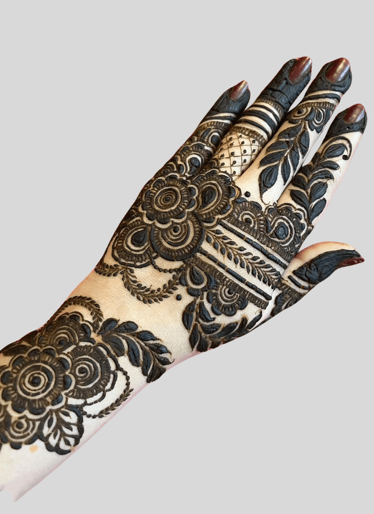 Beauteous Contemporary Henna Design