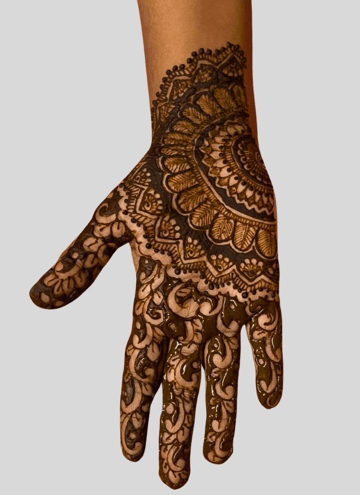 Fetching Contemporary Henna Design