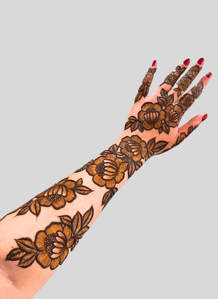 Good Looking Contemporary Henna Design