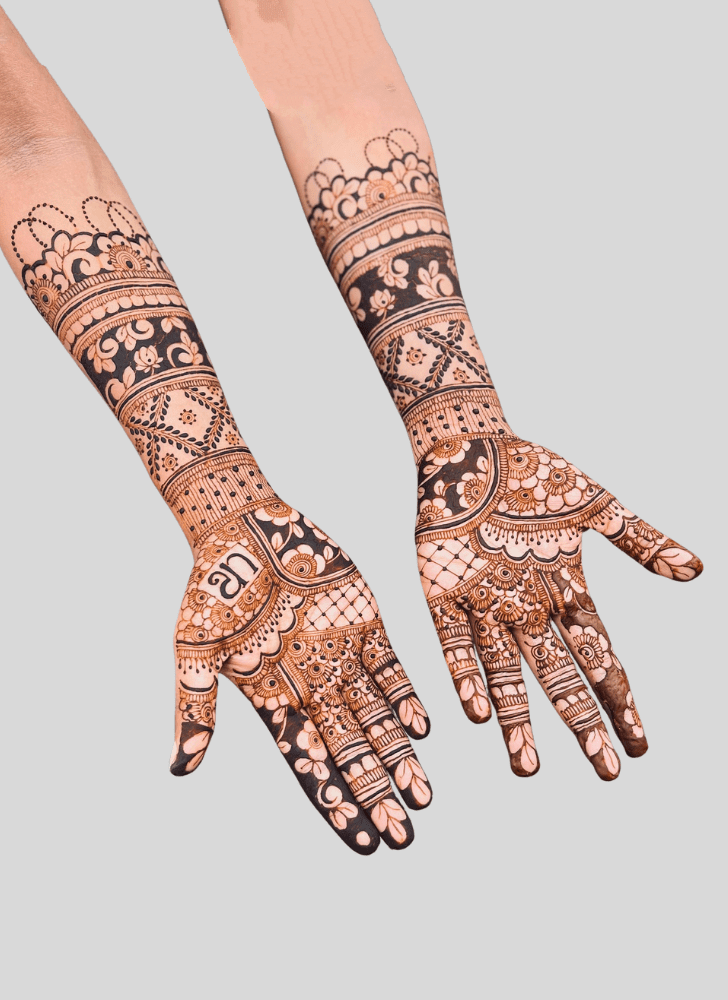 Awesome Contemporary Henna Design