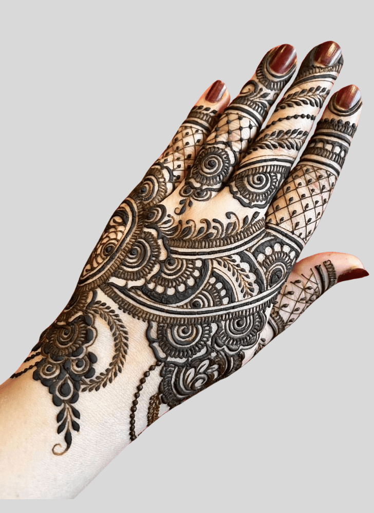 Shapely Contemporary Henna Design