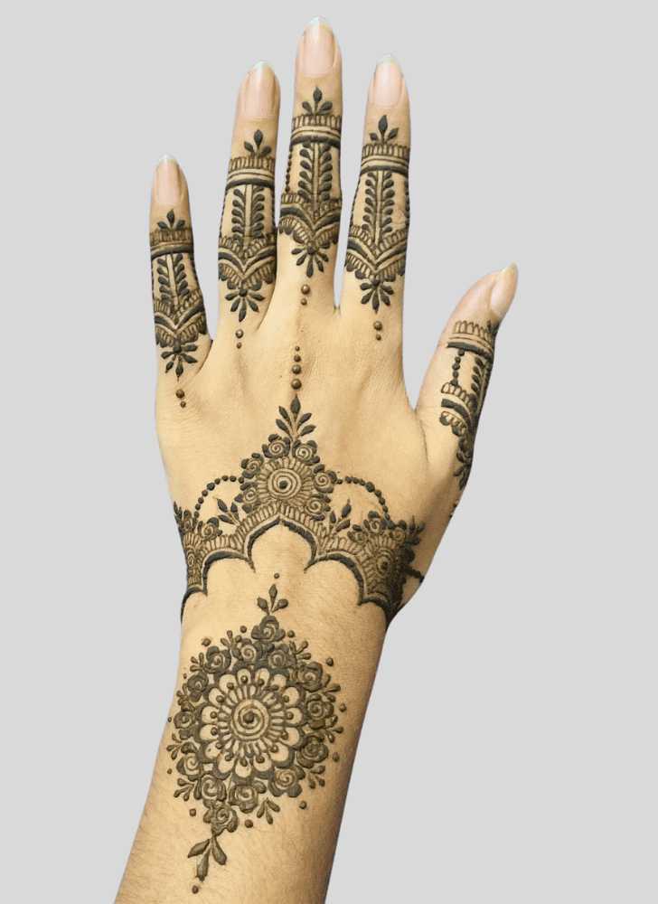 Splendid Contemporary Henna Design