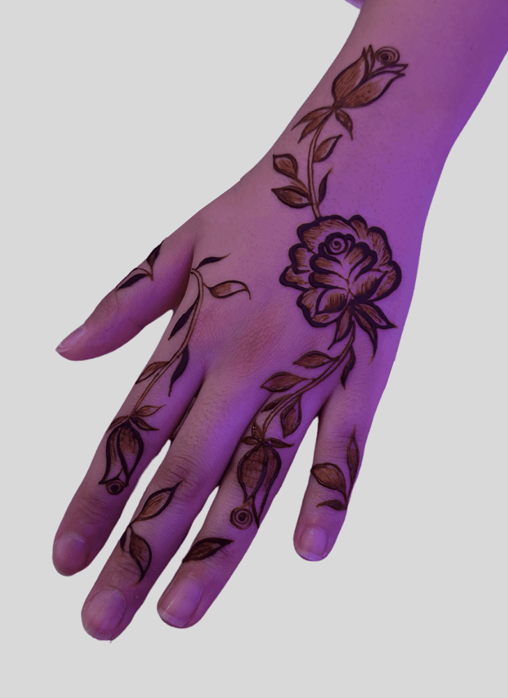 Stunning Contemporary Henna Design