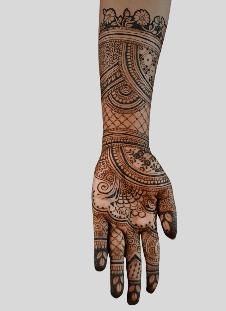 Angelic Custom Henna Design