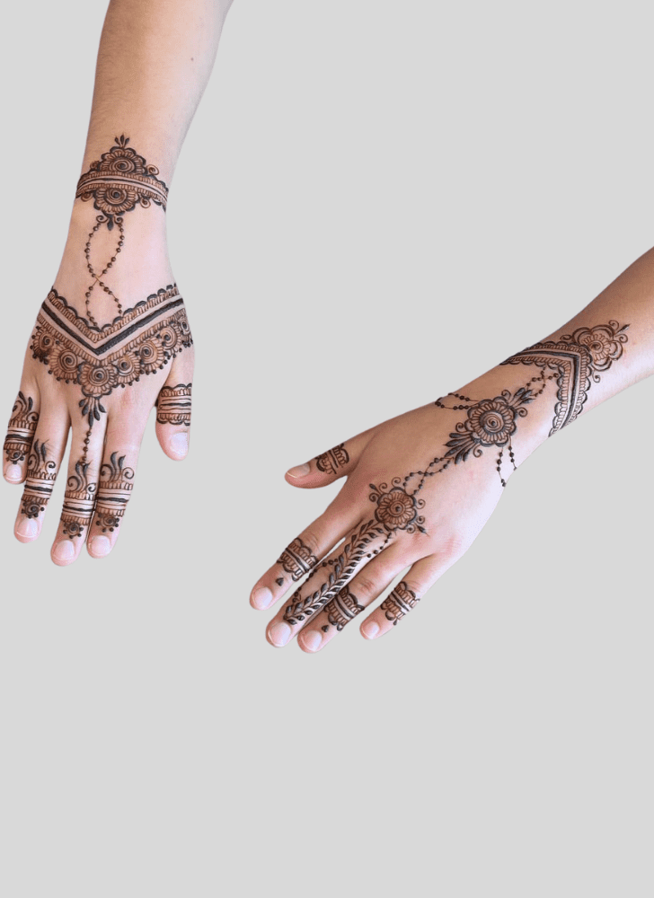 Dazzling Custom Henna Design