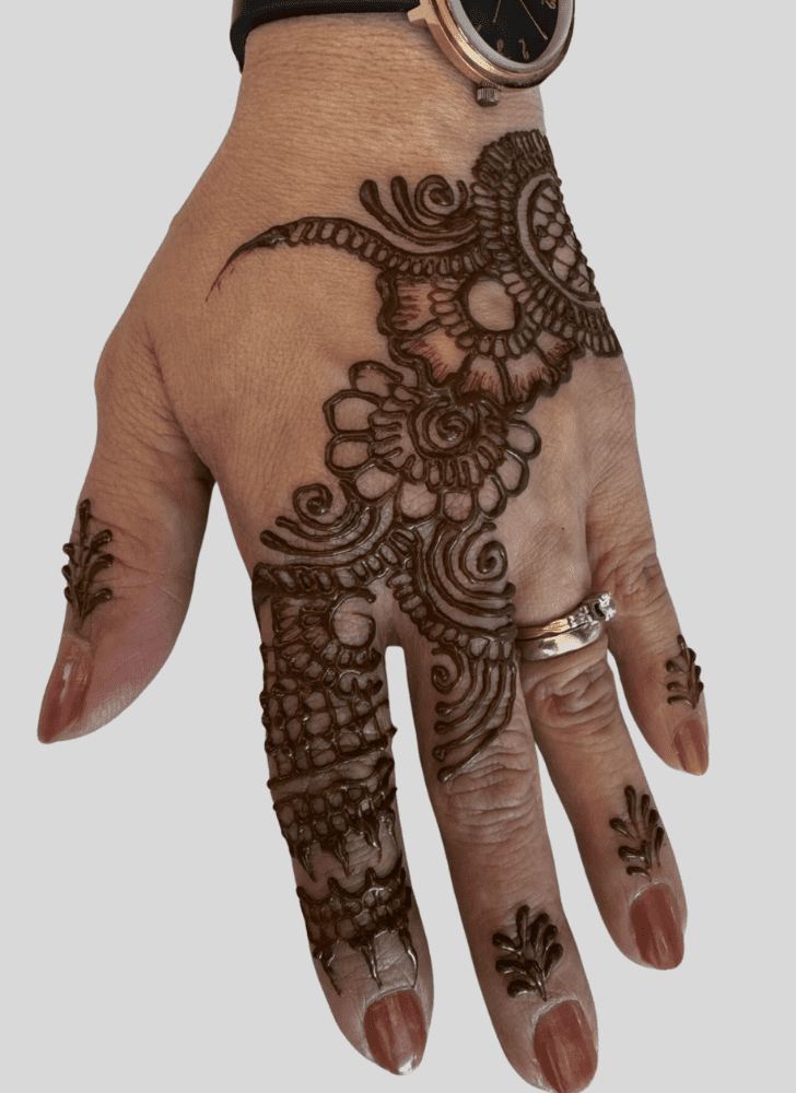 Delightful Custom Henna Design