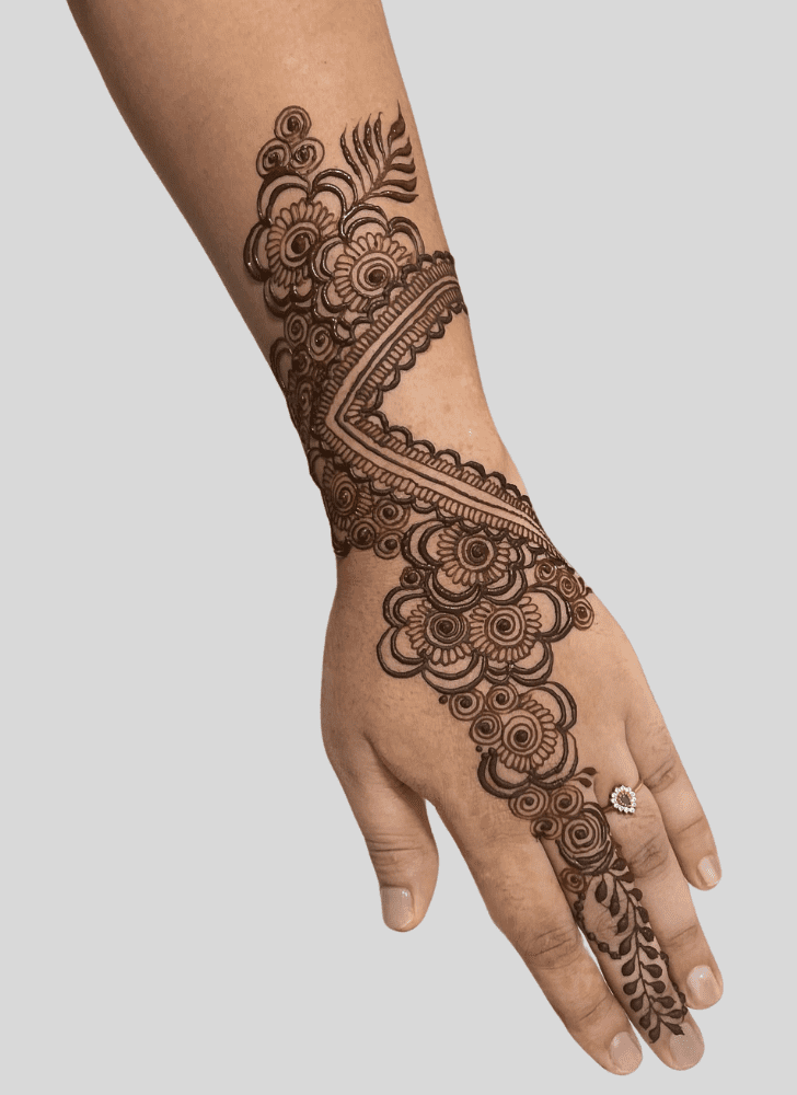 Excellent Custom Henna Design