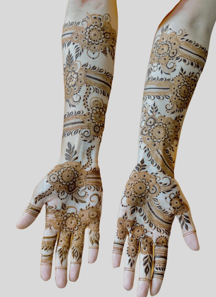 Exquisite Custom Henna Design