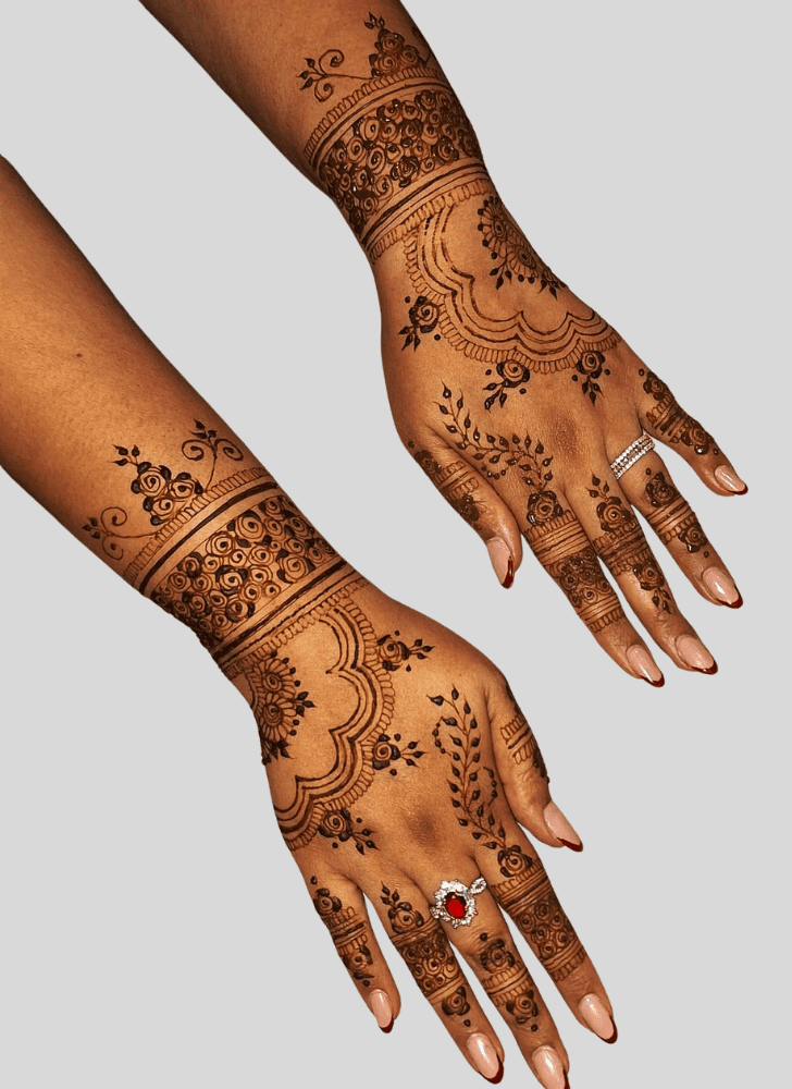 Graceful Custom Henna Design
